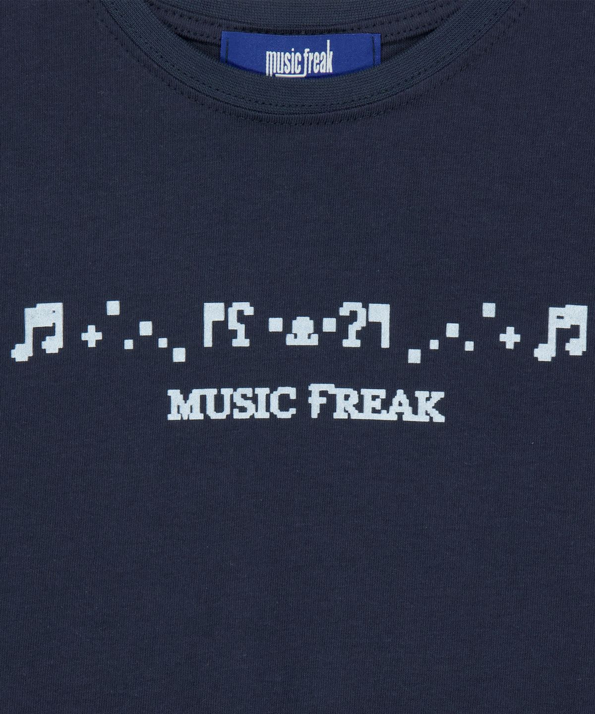 뮤직프리크(MUSICFREAK) Emoticon Bear T-Shirt - Navy