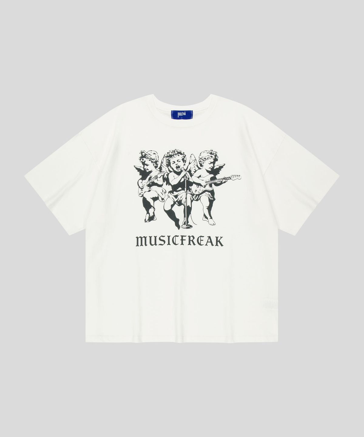 뮤직프리크(MUSICFREAK) A Band of Angels T-Shirt - White