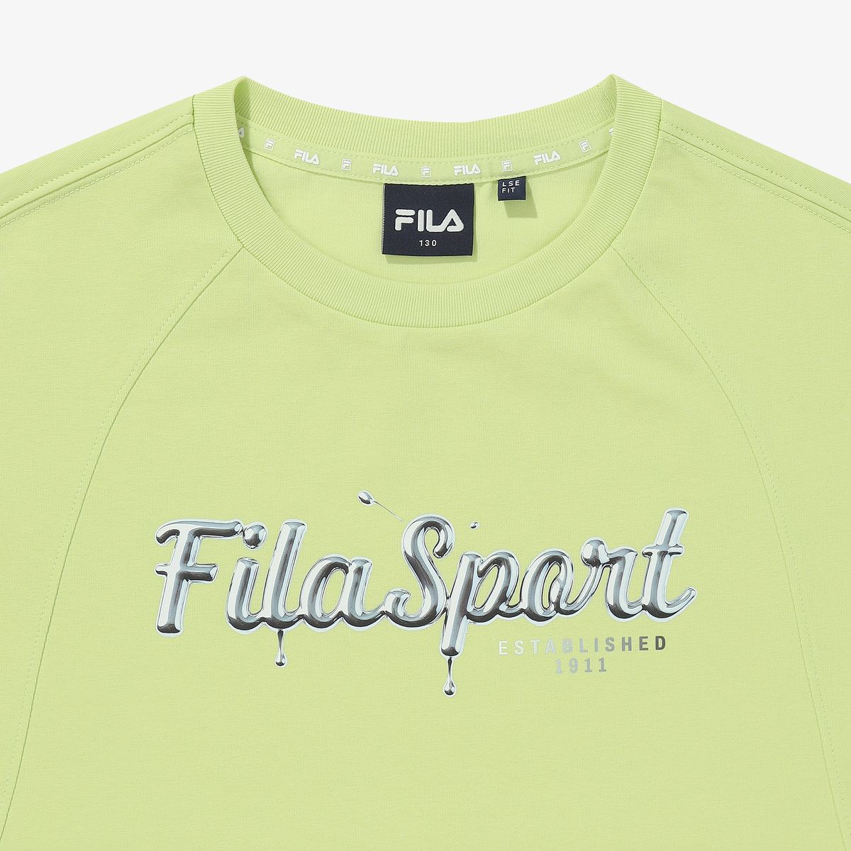 휠라 키즈(FILA KIDS) Drywave 루즈핏 그래픽 반팔티