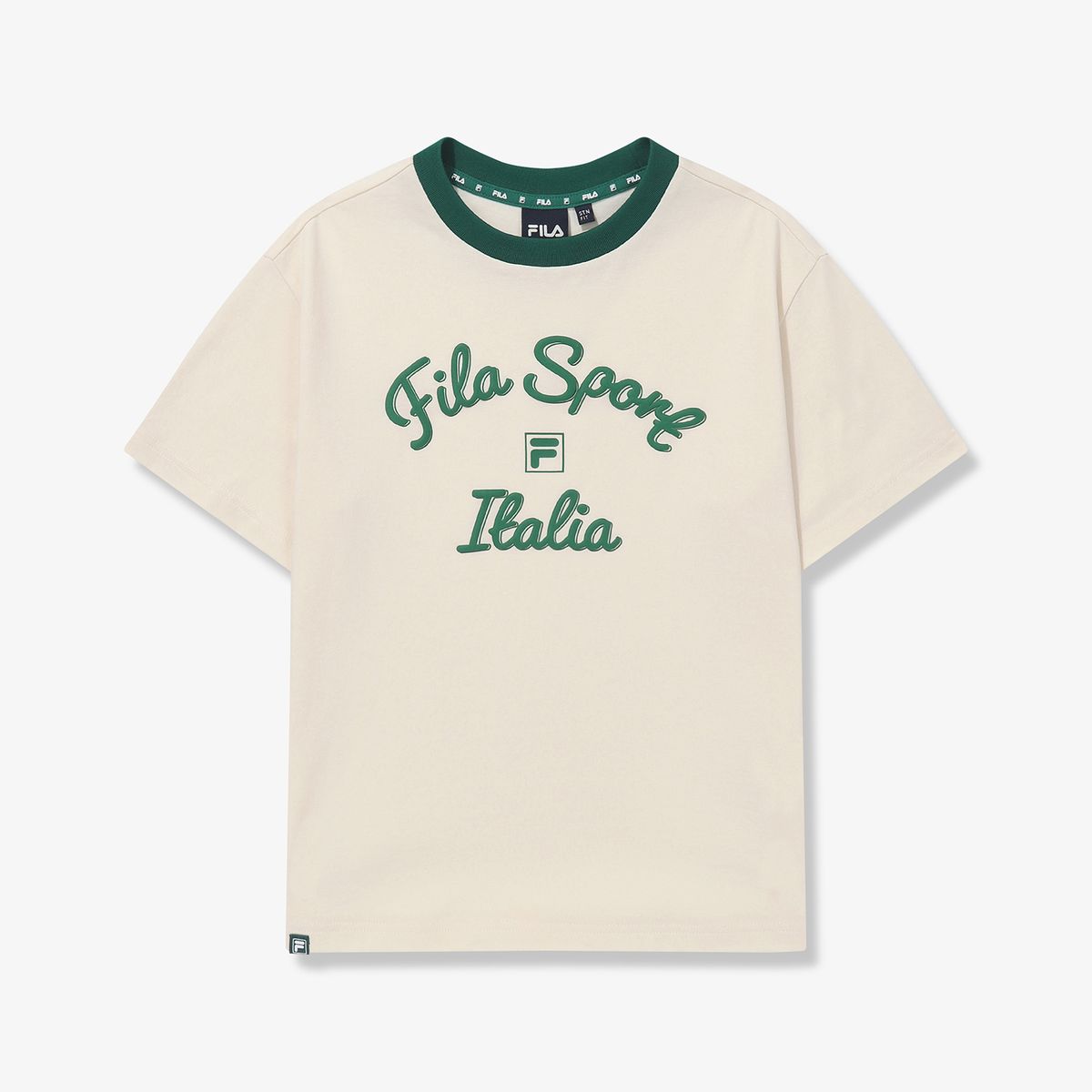휠라 키즈(FILA KIDS) 루즈핏 유니 티셔츠