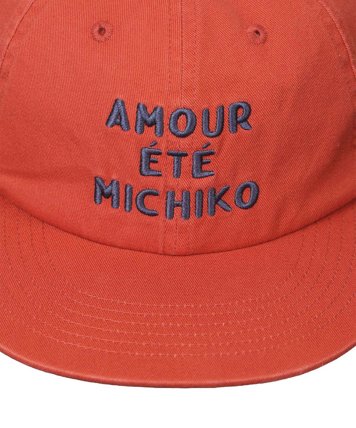 미치코런던 코시노(MICHIKO LONDON KOSHINO) 비비드 캠프캡 브릭 오렌지