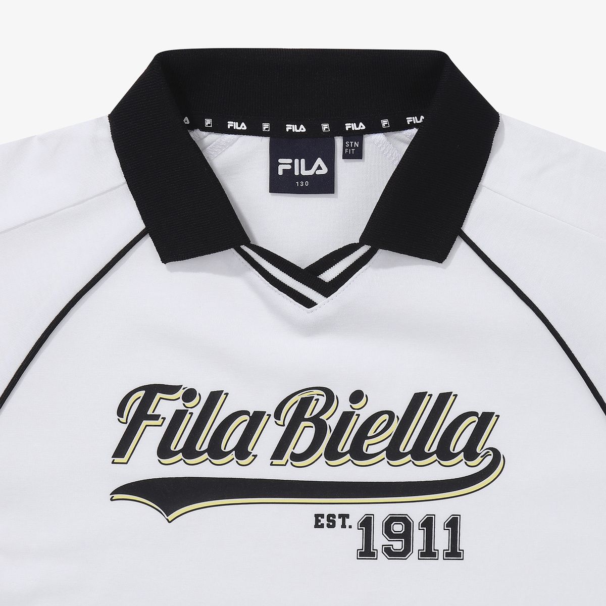 휠라 키즈(FILA KIDS) Drywave 트랙 카라 티셔츠