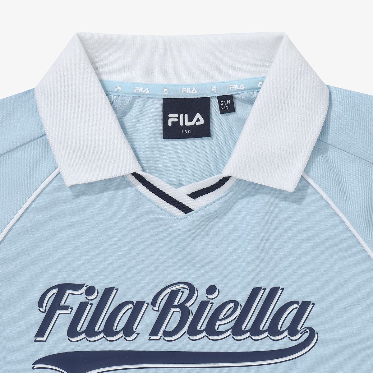 휠라 키즈(FILA KIDS) Drywave 트랙 카라 티셔츠