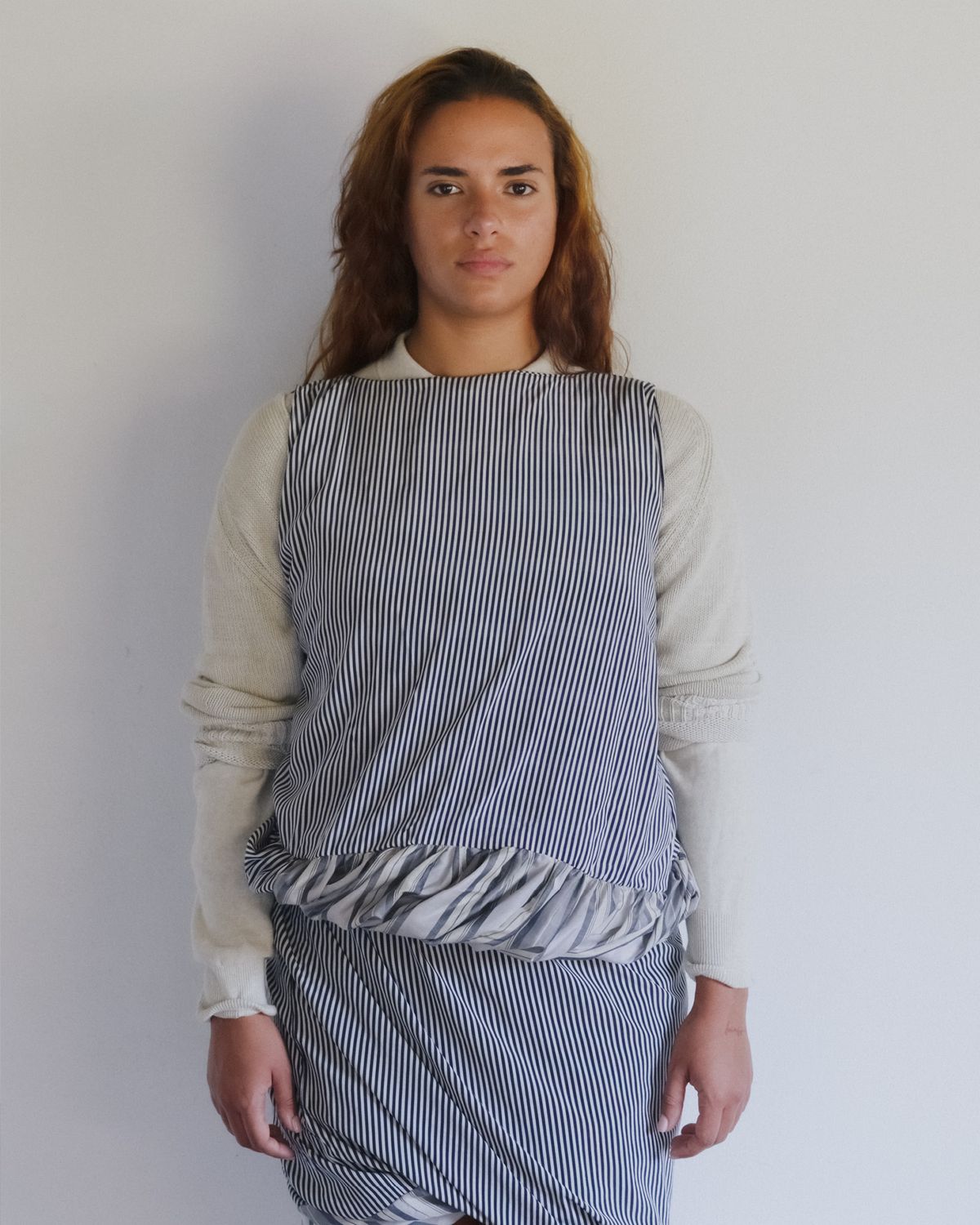 베이스레인지(BASERANGE) BELLA TOP (SILK COTTON DEADSTOCK)