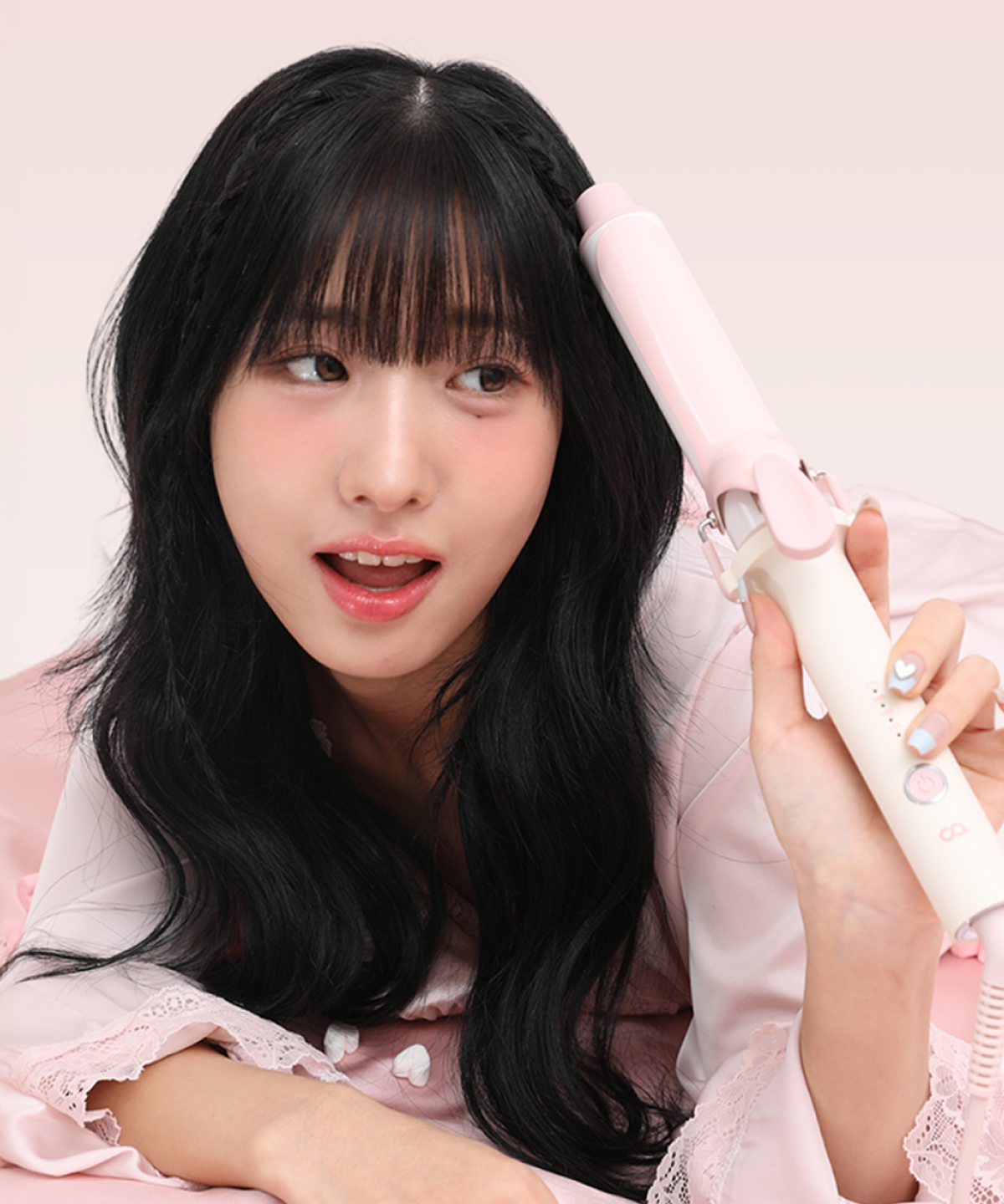 오아(OA) [증정] 오마컬 프리볼트 봉고데기 36mm&40mm 웨이브 고데기 아이롱 + 땡땡이 스크런치 증정
