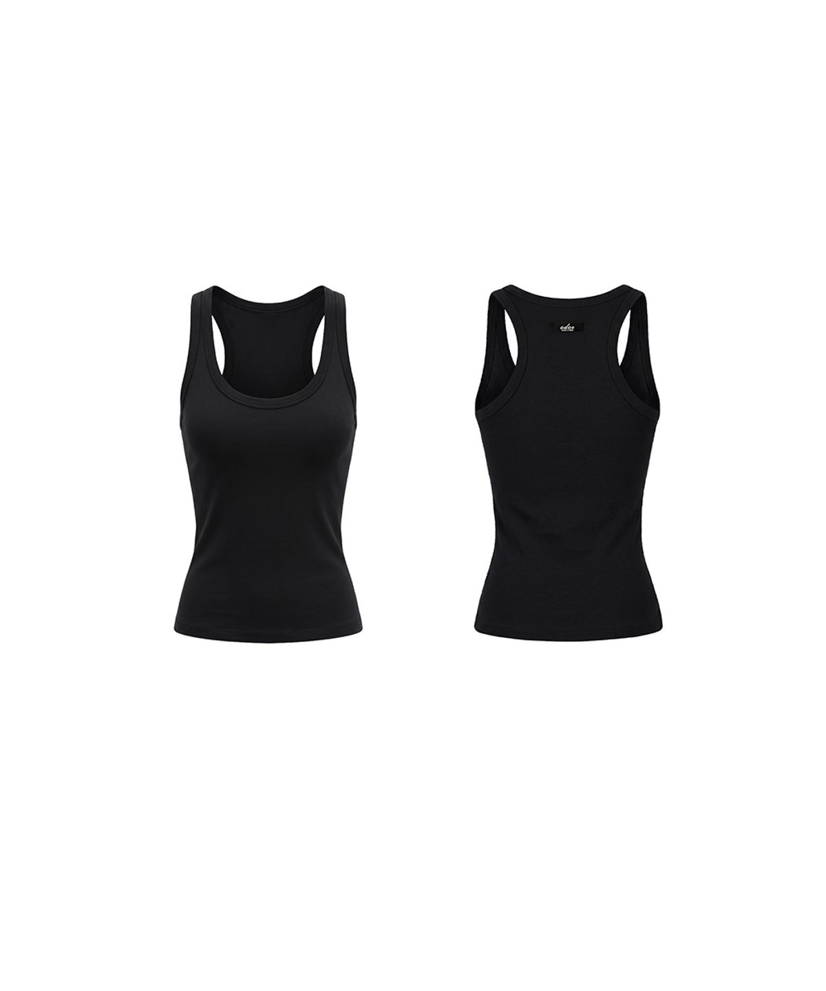 오도어(ODOR) Mellow fit sleeveless - Black