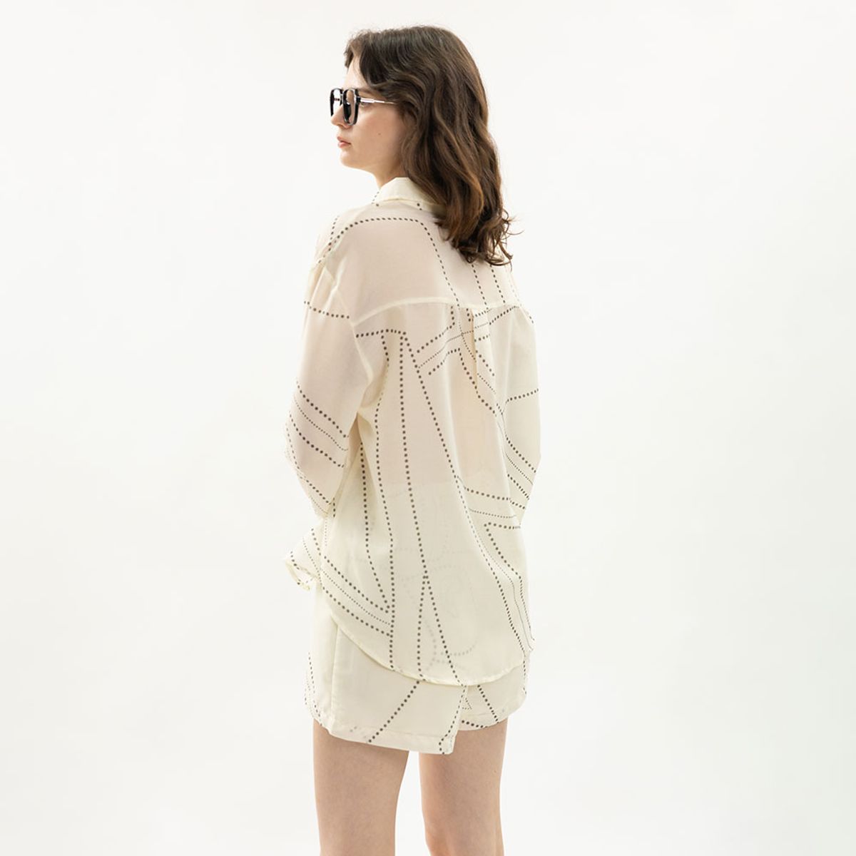 웬스데이딜라잇(WEDNESDAY DELIGHT) WD_Pattern shirt and pants set_IVORY