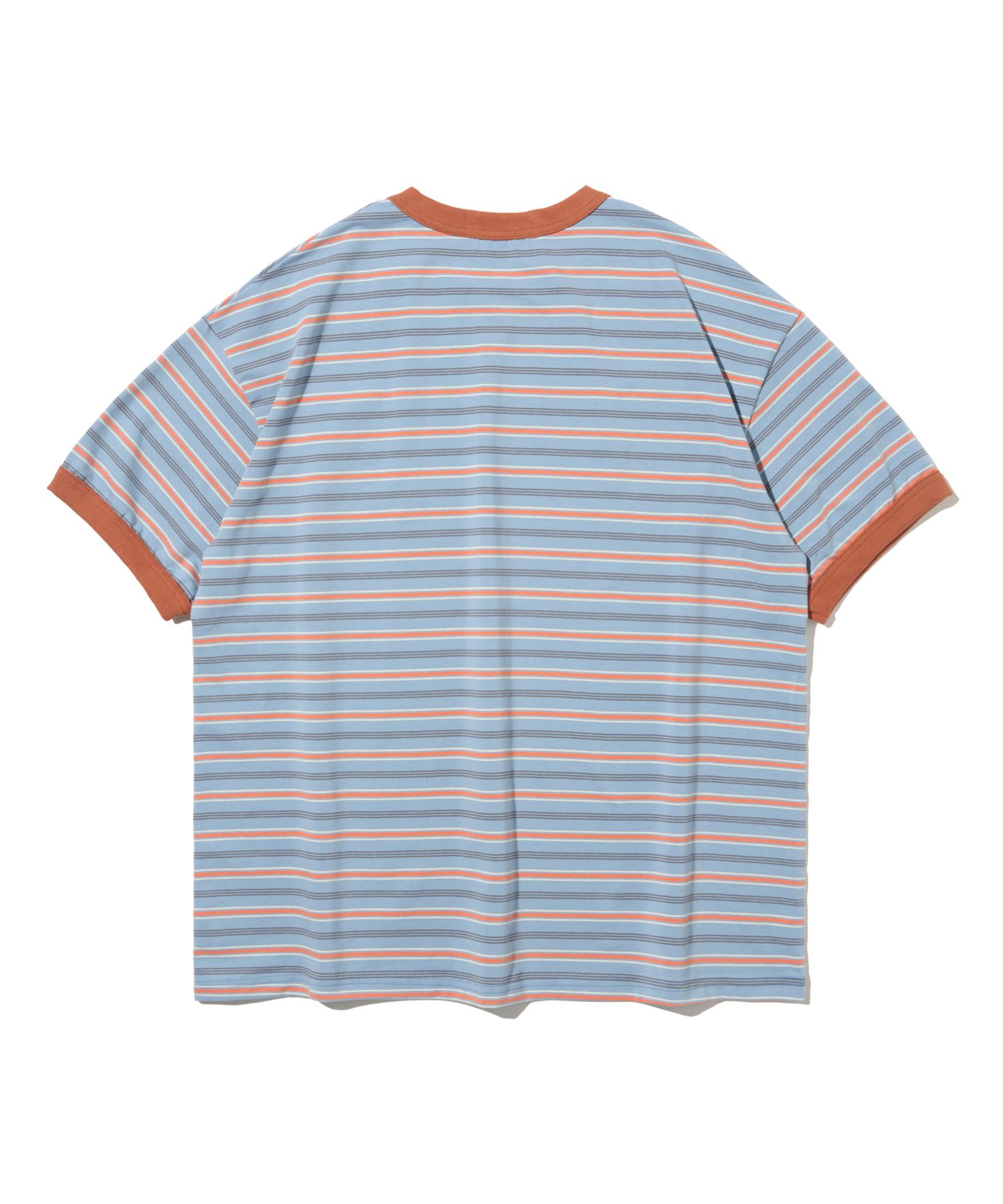 MUSINSA公式 | TAILOR STUDIO ソフトキャンパスボーダー半袖Tシャツ