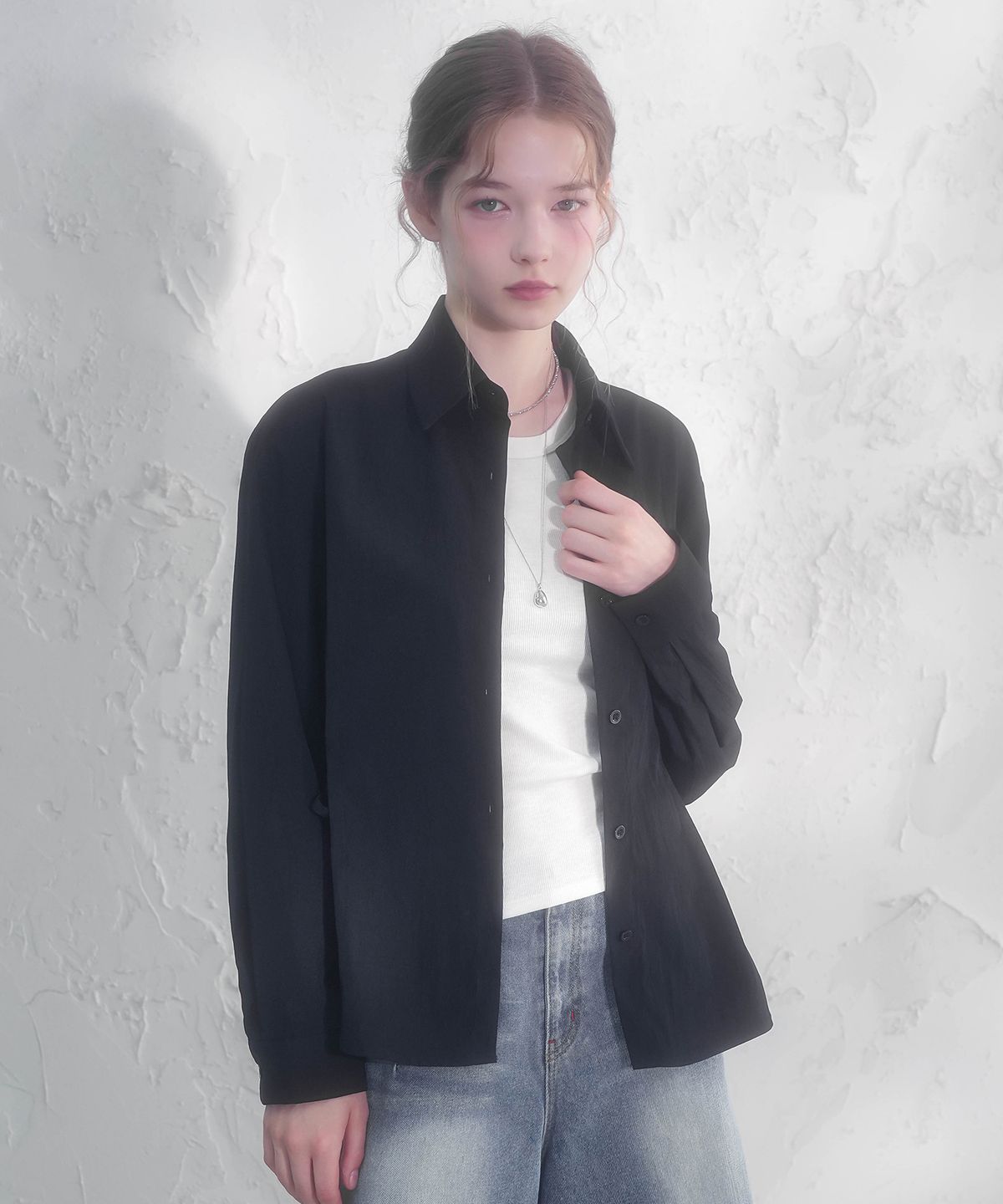비바셔스(VIVACIOUS) 이리제 리본 셔츠_4Colors