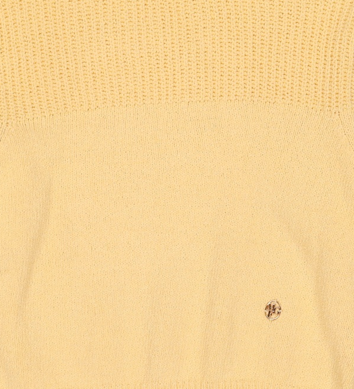 마리떼 프랑소와 저버(MARITHÉ + FRANҪOIS GIRBAUD) W BOUCLE CROP KNIT light yellow OS