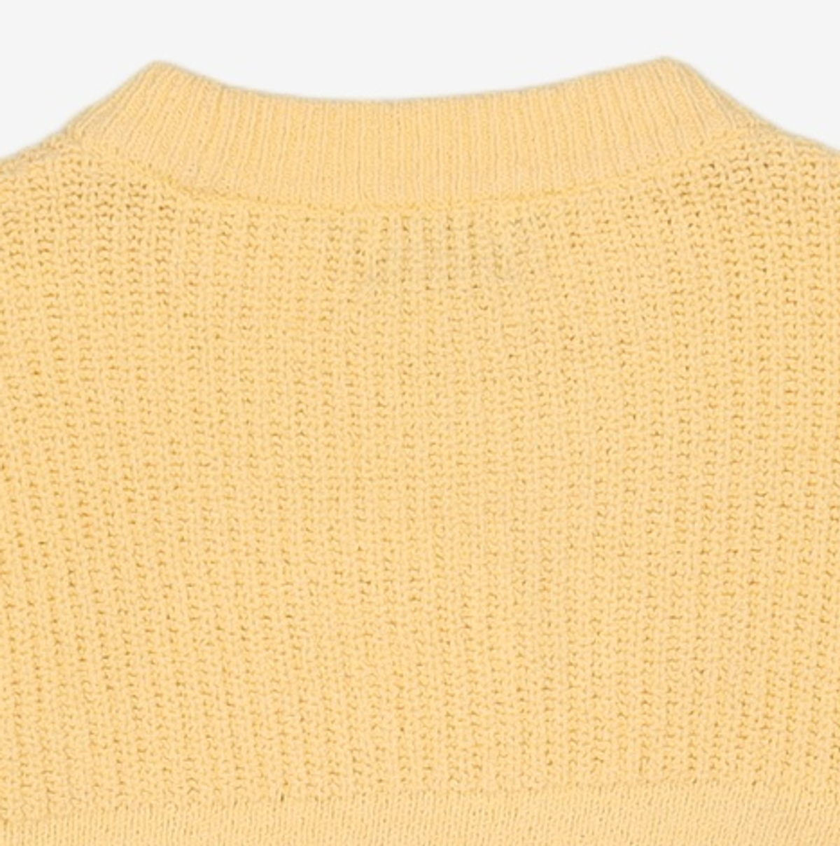 마리떼 프랑소와 저버(MARITHÉ + FRANҪOIS GIRBAUD) W BOUCLE CROP KNIT light yellow OS