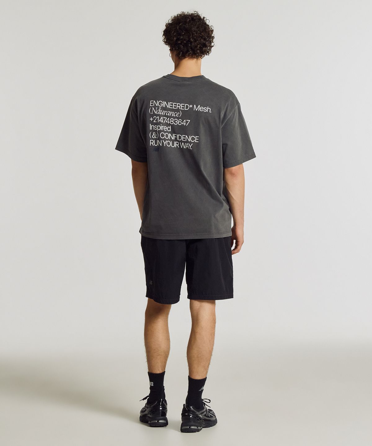 뉴발란스(NEW BALANCE) NBNVF31743 / UNI Ndurance 4.5부 우븐 쇼츠 (BLACK)