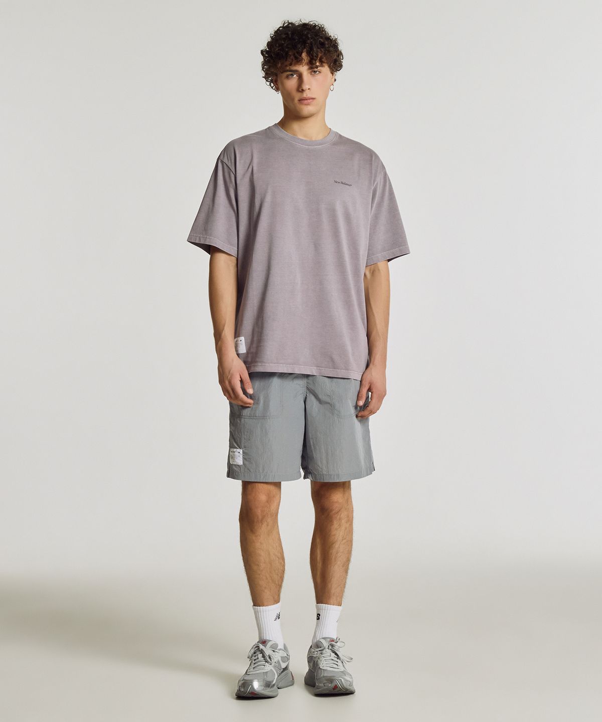 뉴발란스(NEW BALANCE) NBNVF31743 / UNI Ndurance 4.5부 우븐 쇼츠 (GRAY)