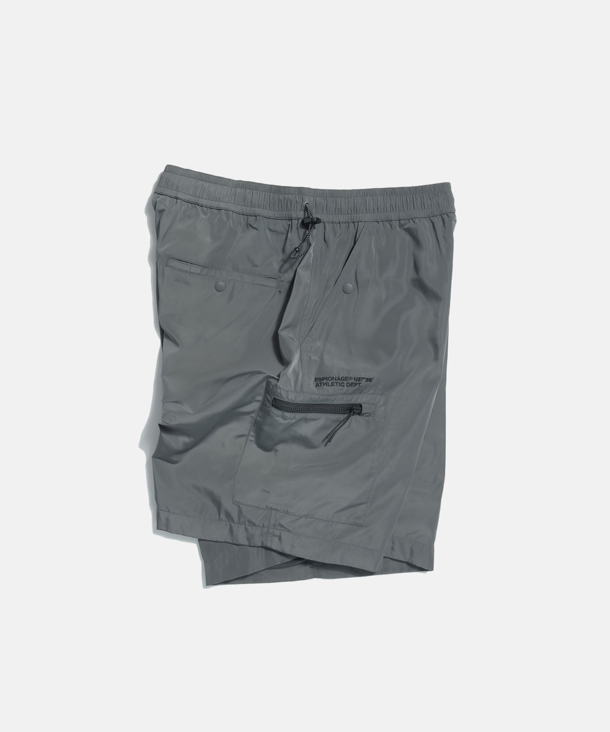 에스피오나지(ESPIONAGE) Athletic Track Shorts Grey