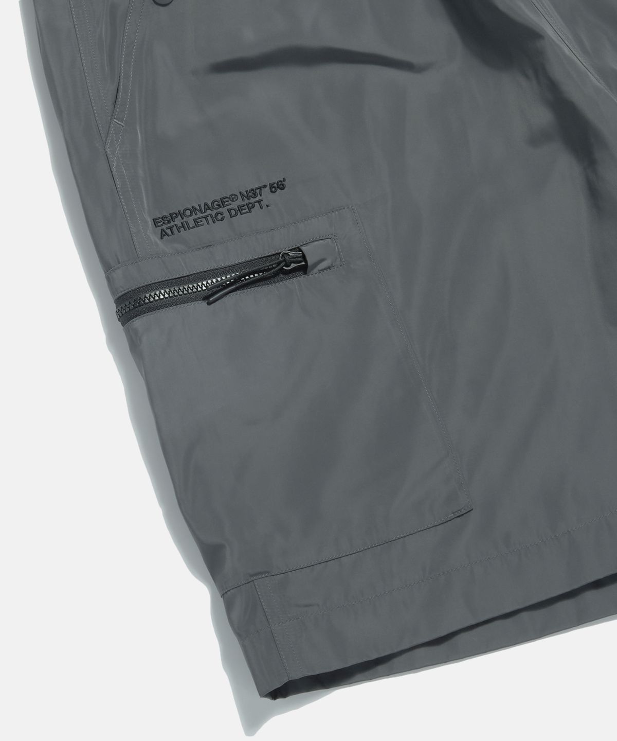 에스피오나지(ESPIONAGE) Athletic Track Shorts Grey