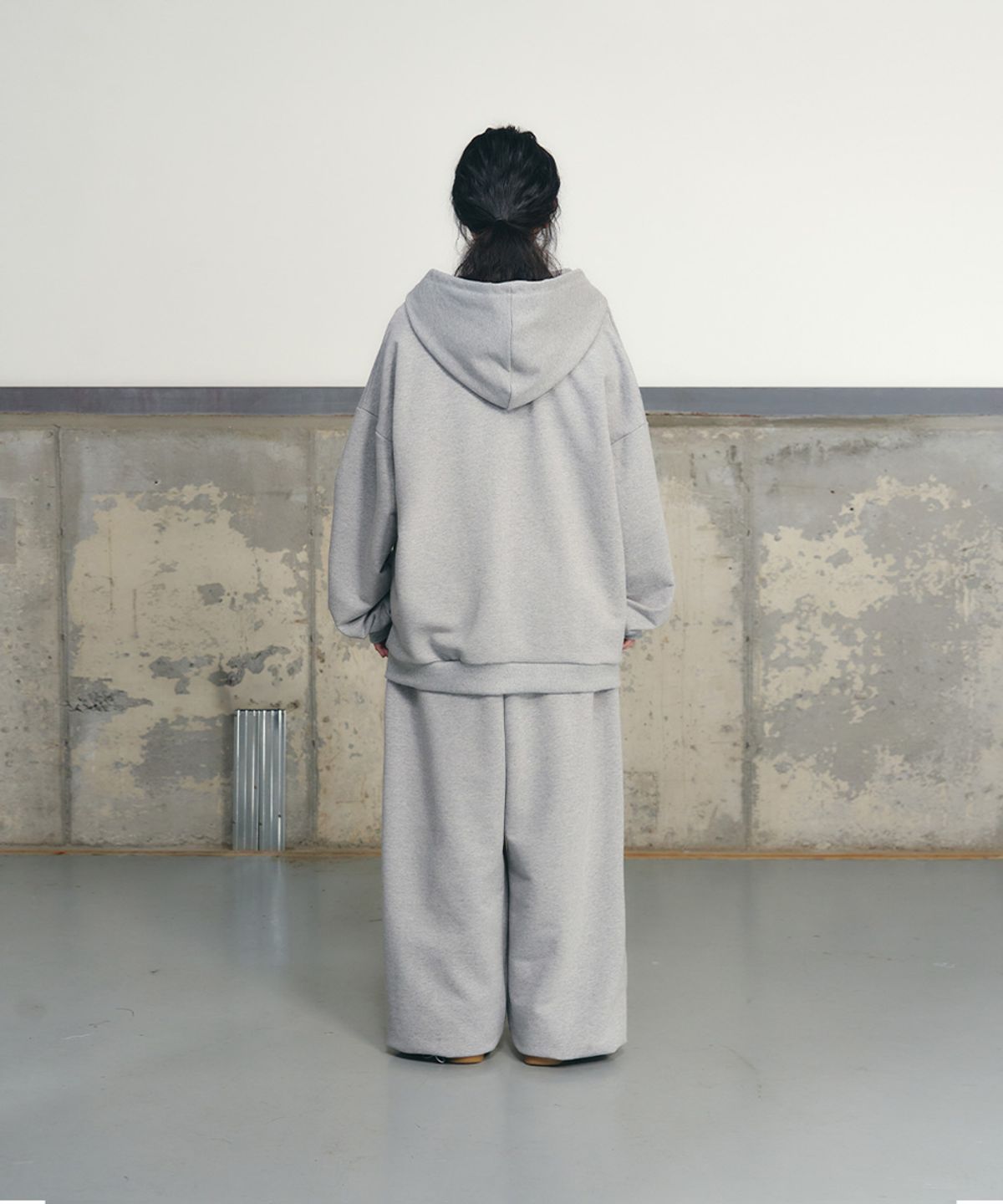 언유즈랩(UNUSEDLAB) H-핫픽스 스웨트 팬츠 [그레이]