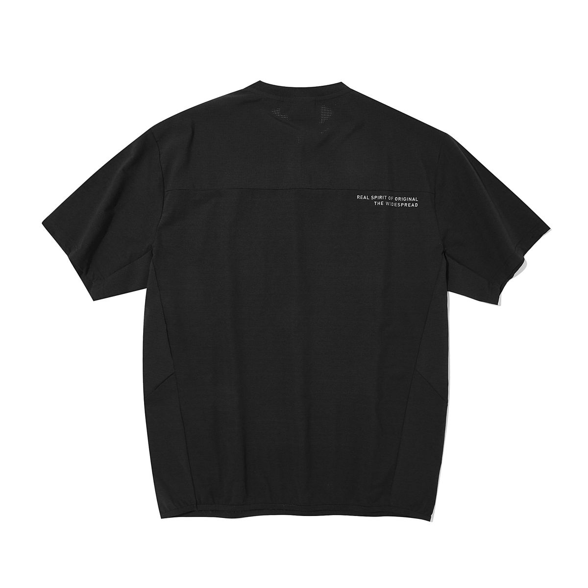 인터크루(INTERCREW) 소재 믹스 블루종 반팔 티셔츠 D그레이 ITA2XM02ADG