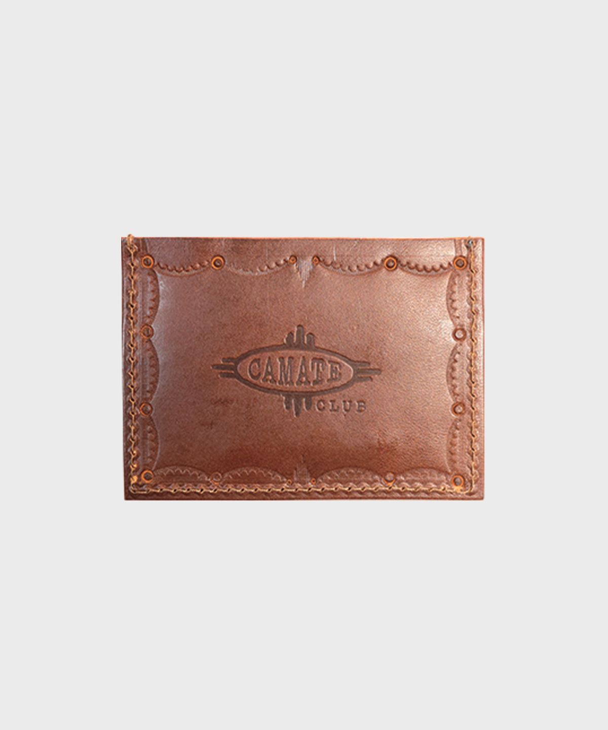 카마테클럽(CAMATECLUB) Yazhi 2slot Card Wallet -Brown 핸드메이드지갑, 네이티브아메리칸, 웨스턴