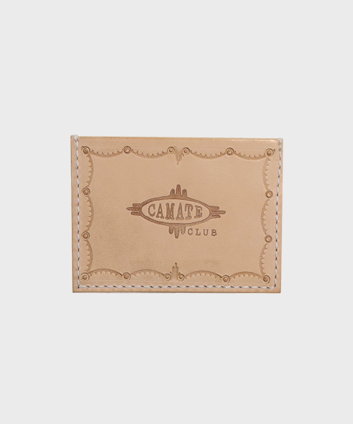 카마테클럽(CAMATECLUB) Yazhi 2slot Card Wallet -Natural 핸드메이드지갑, 네이티브아메리칸, 웨스턴