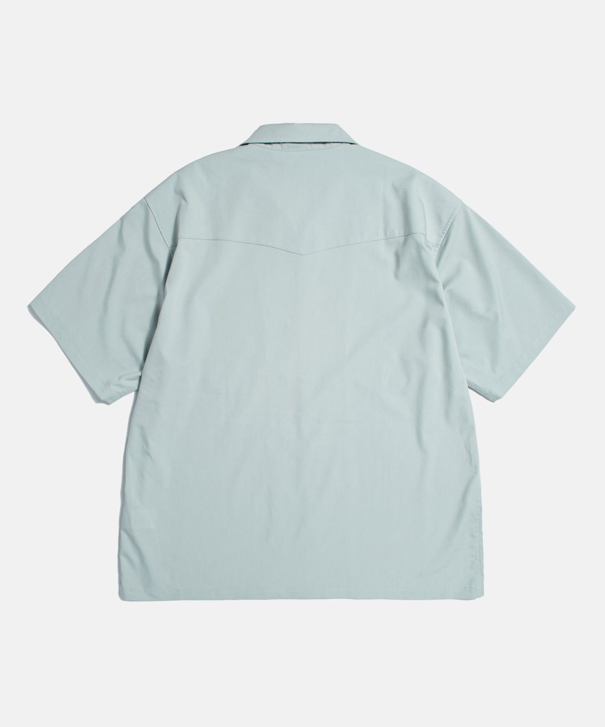 에스피오나지(ESPIONAGE) Draped Western S/S Shirt Pale Blue