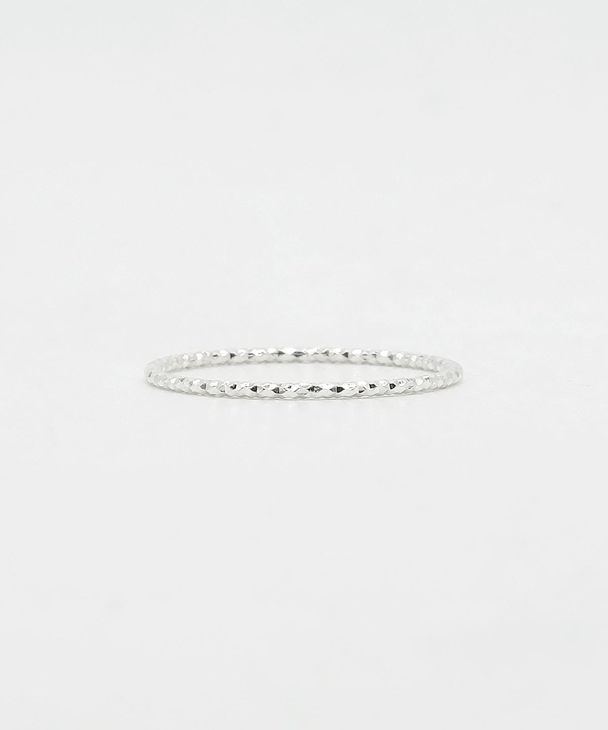 아이엠제이(IAMJ) [925 Silver] 베이직 컷팅 반지_1mm