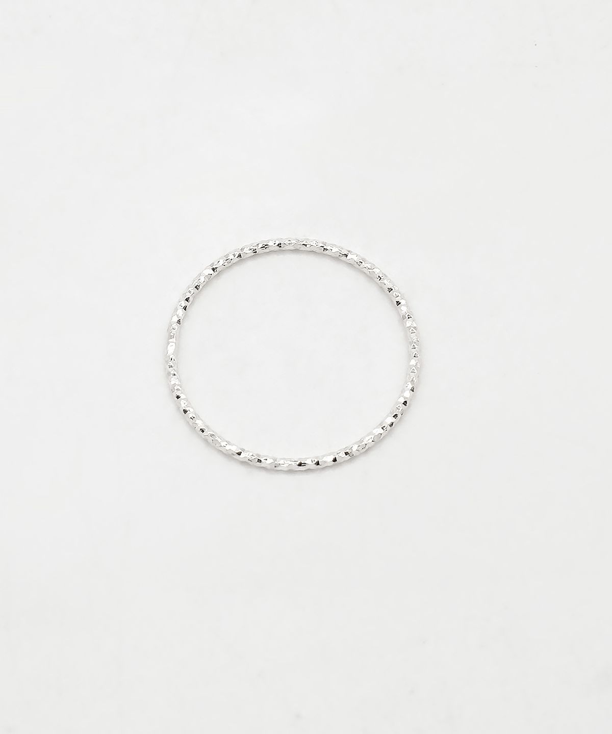 아이엠제이(IAMJ) [925 Silver] 베이직 컷팅 반지_1mm