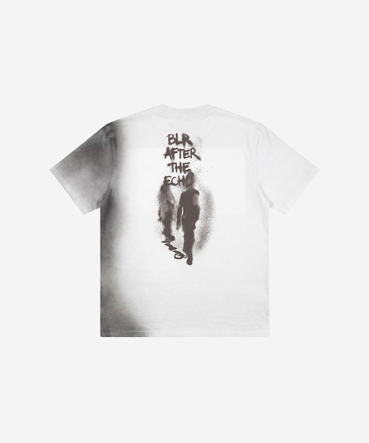 비엘알(BLR) Silhouette Graphic Oversized T-Shirt Ivory