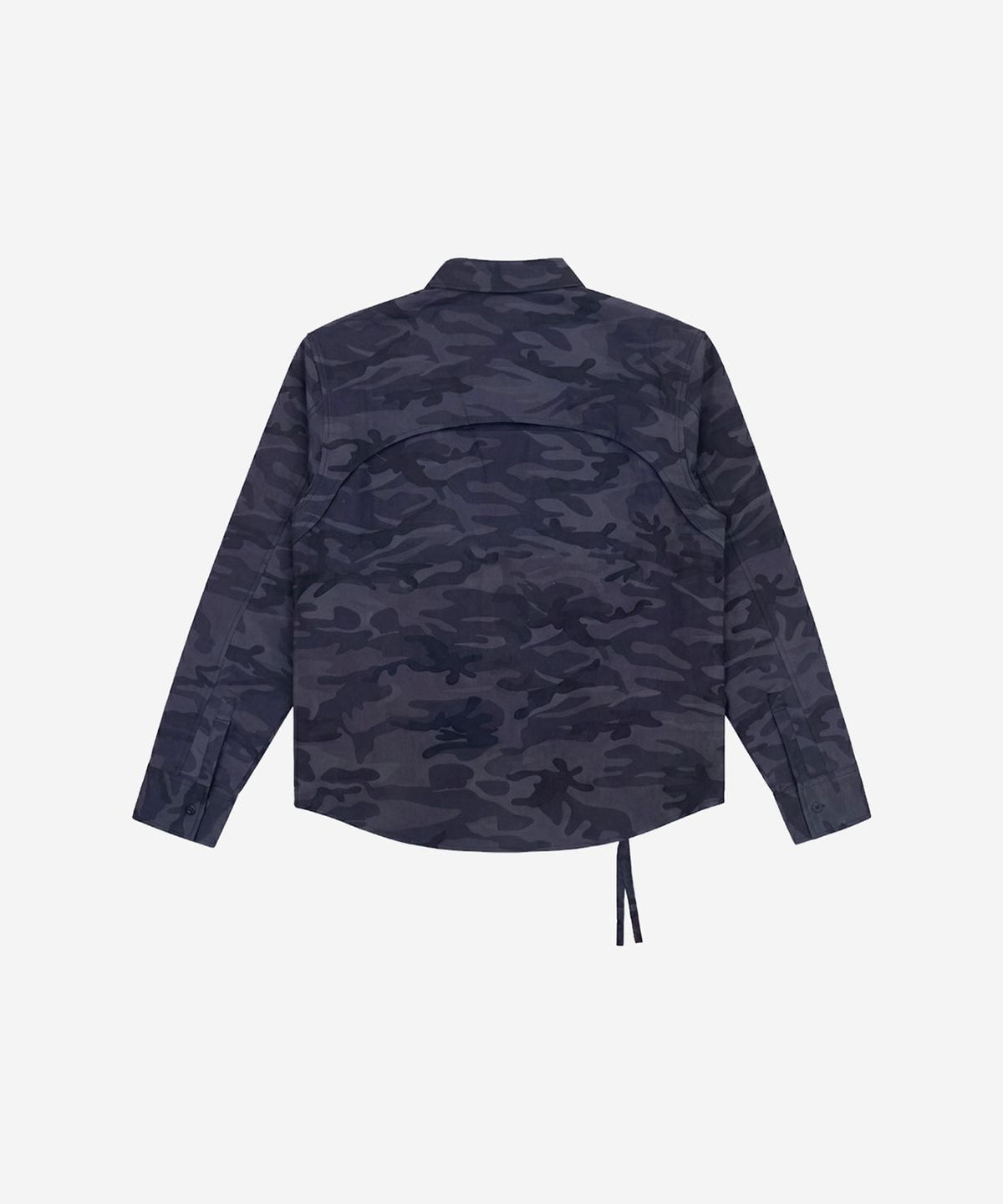 비엘알(BLR) Camo Zip-Up Overshirt Charcoal