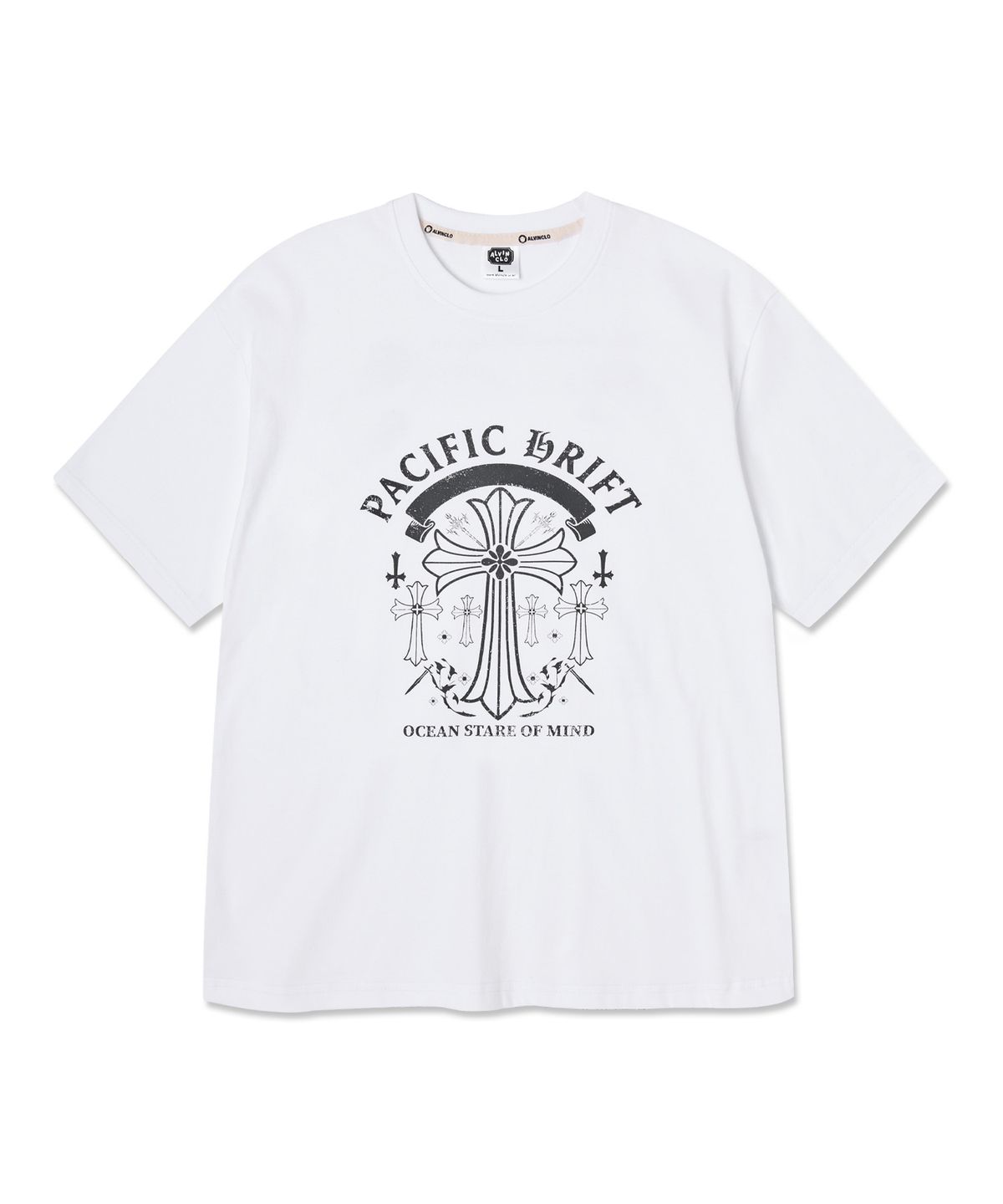 앨빈클로(ALVINCLO) PACIFIC CROSS 반팔티셔츠 AST3620 (2COLOR)