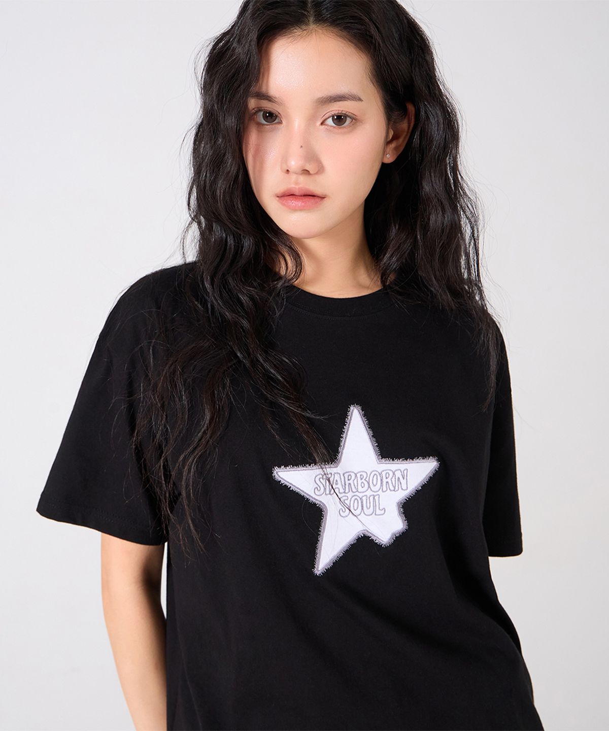 앨빈클로(ALVINCLO) STARBORN 크롭핏 반팔티셔츠 AST3632 (2COLOR)
