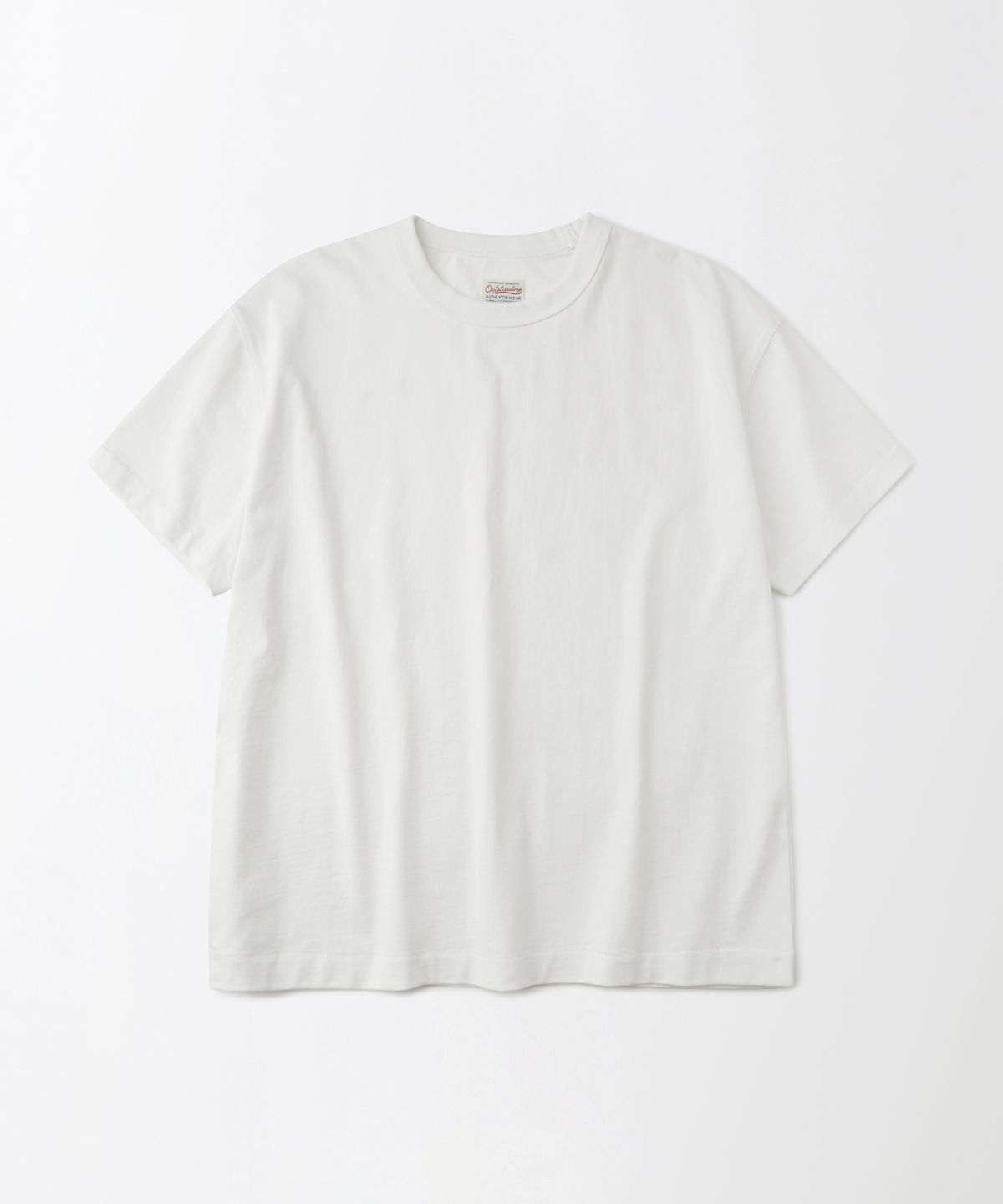 아웃스탠딩(OUTSTANDING) [2PACK] CROP FIT HALF SLEEVE TEE_OFF WHITE/BLACK