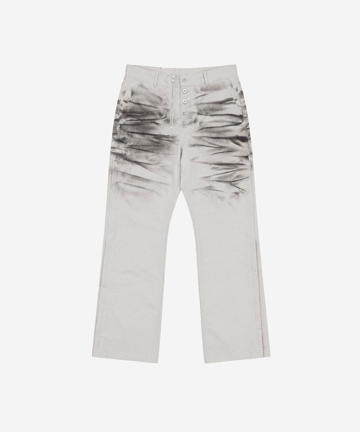 비엘알(BLR) Spray Washed Semi-Flare Pants Beige