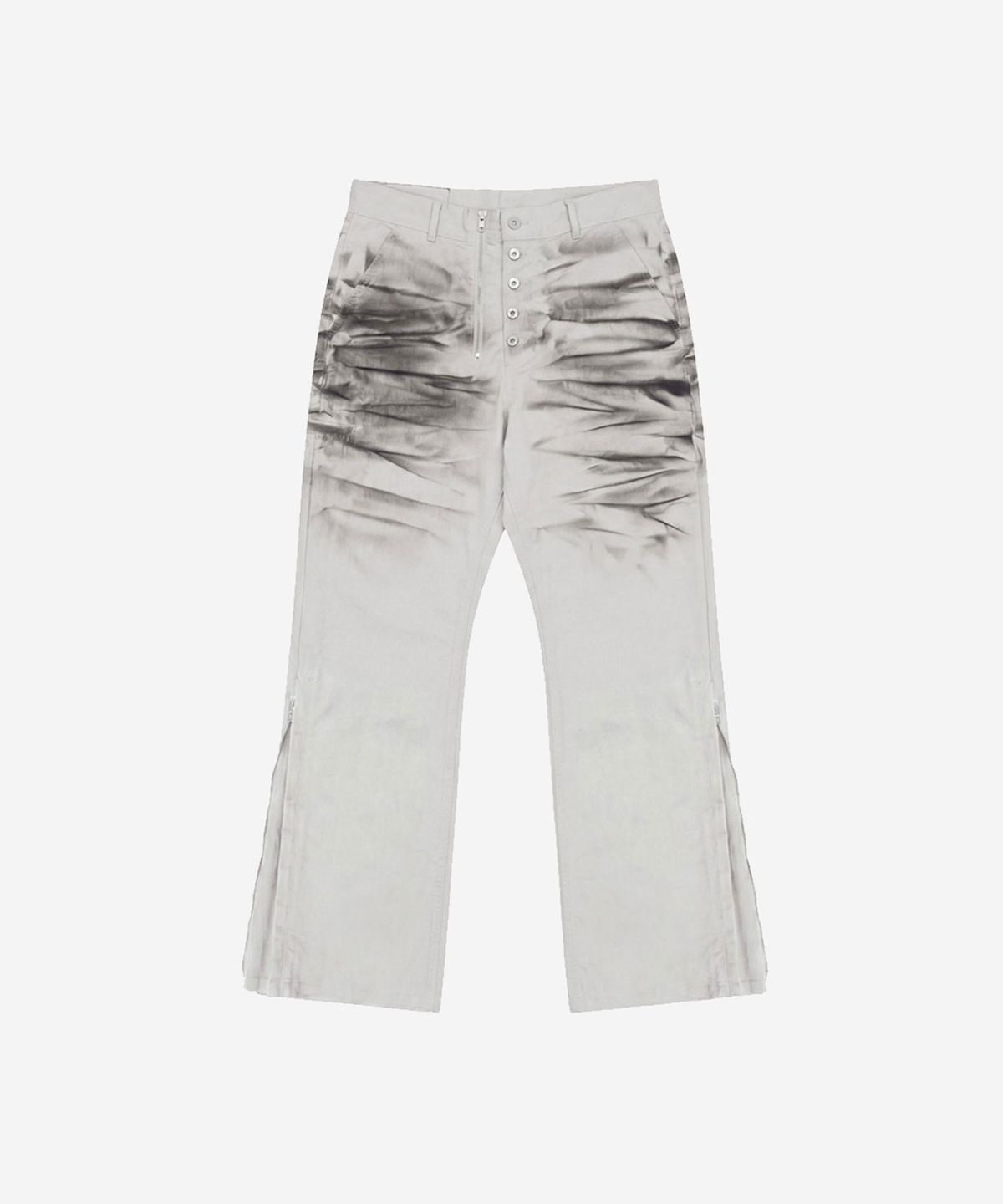 비엘알(BLR) Spray Washed Semi-Flare Pants Beige