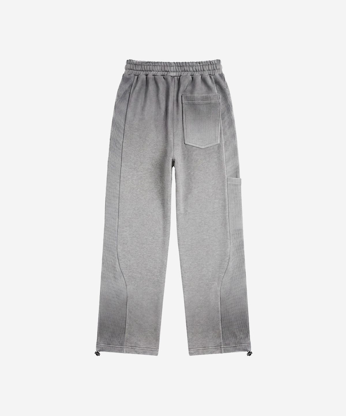 비엘알(BLR) Waffle Mix Washed Sweat Pants Melange Grey