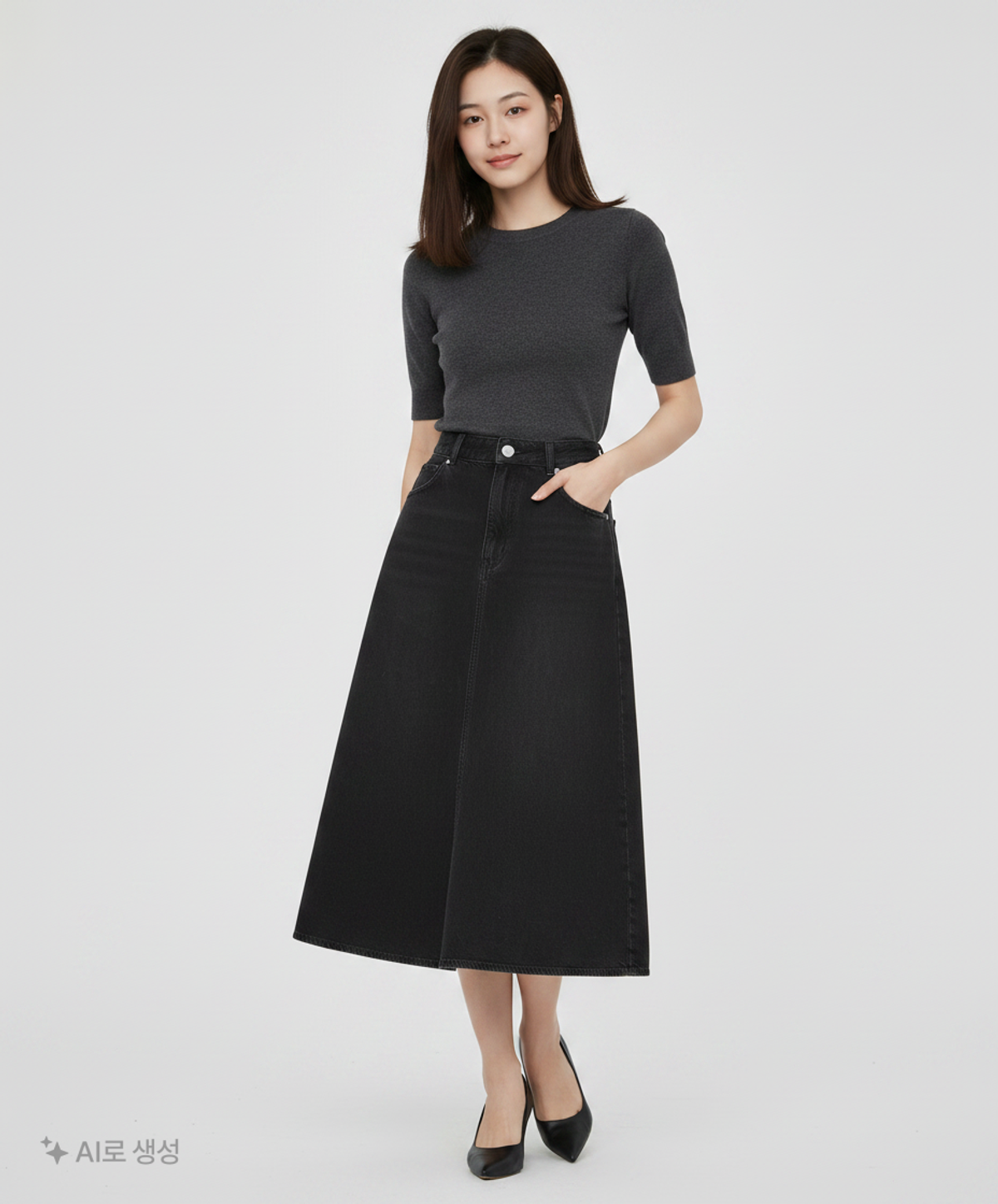 유니클로(UNIQLO) 롱스커트 67
