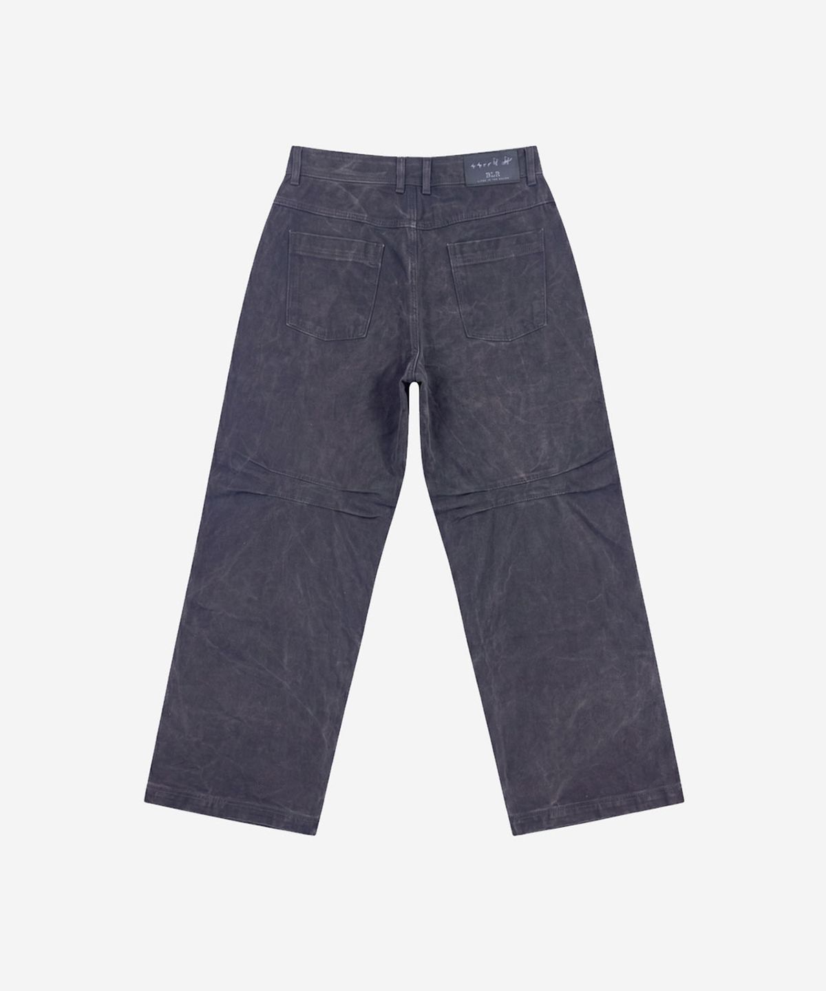 비엘알(BLR) Dyed Multi Cargo Carpenter Pants Dark Grey