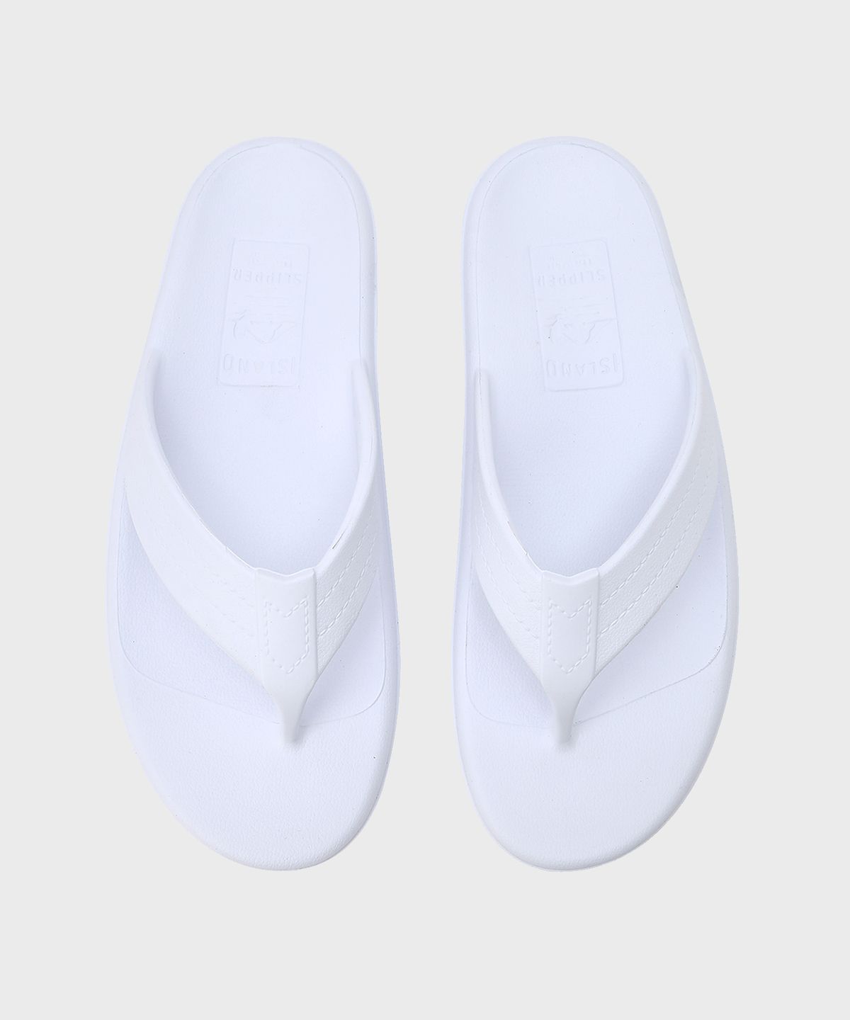 아일랜드 슬리퍼(ISLAND SLIPPER) 남여공용 흰색 EVA Y 슬라이드