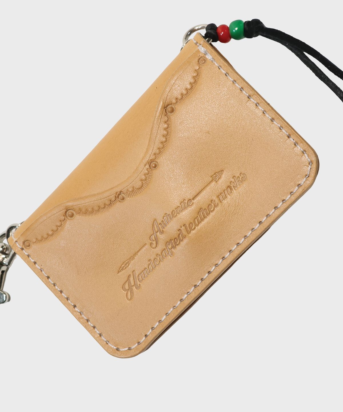 카마테클럽(CAMATECLUB) Yazhi CMPCT Wallet -Natural 핸드메이드지갑, 네이티브아메리칸, 웨스턴