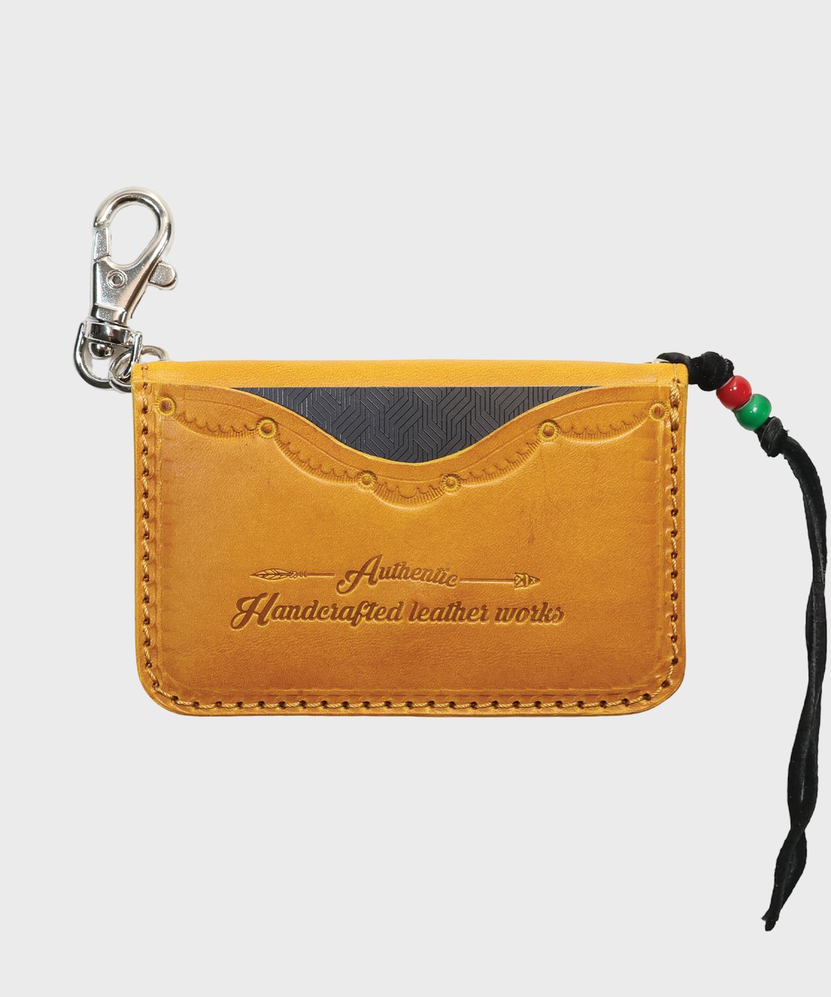 카마테클럽(CAMATECLUB) Yazhi CMPCT Wallet -Yellow 핸드메이드지갑, 네이티브아메리칸, 웨스턴