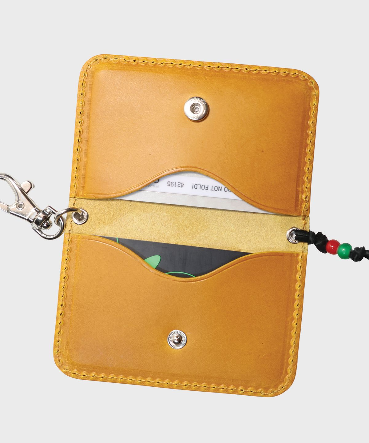 카마테클럽(CAMATECLUB) Yazhi CMPCT Wallet -Yellow 핸드메이드지갑, 네이티브아메리칸, 웨스턴