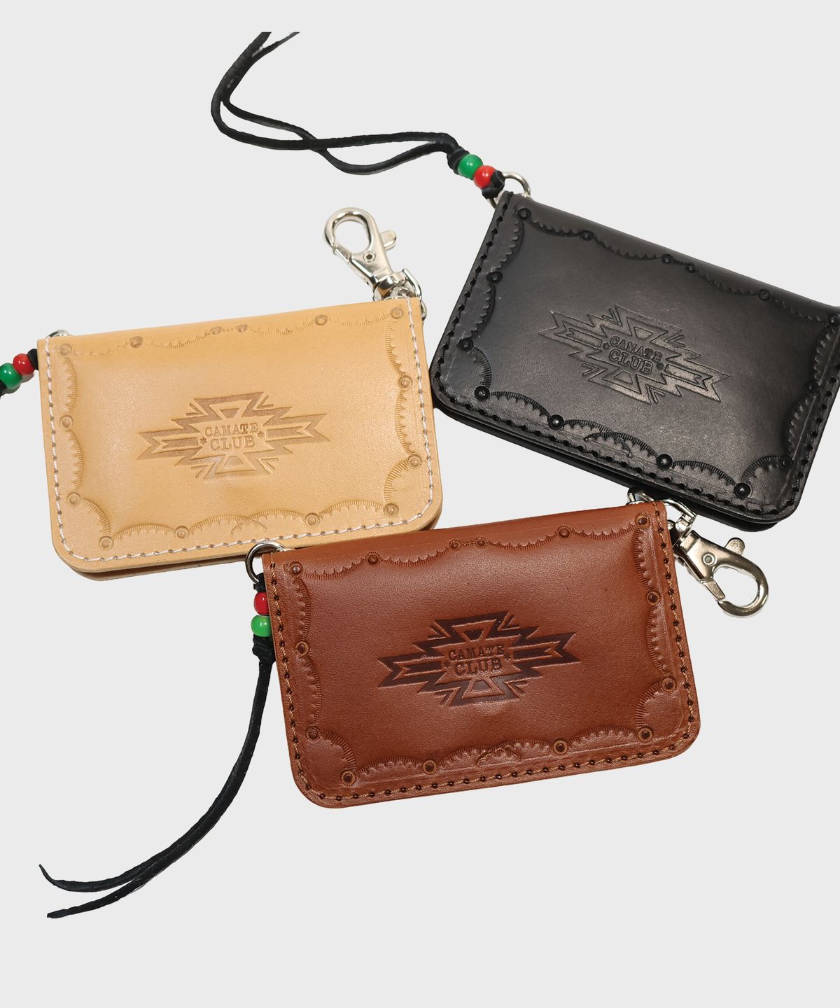 카마테클럽(CAMATECLUB) Yazhi CMPCT Wallet -Yellow 핸드메이드지갑, 네이티브아메리칸, 웨스턴