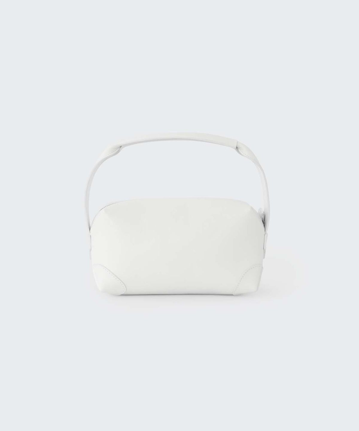 코스모스(COSMOSS) MONO LEATHER HAND BAG (WHITE)