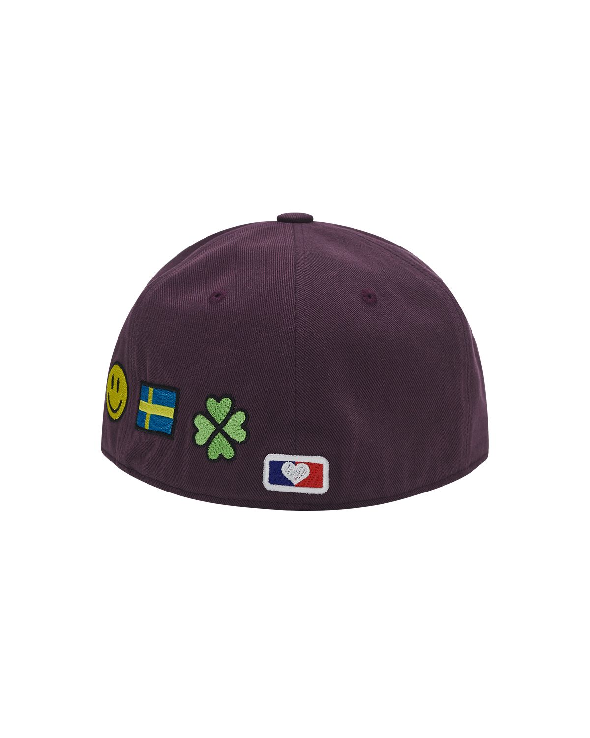 더뮤지엄비지터(THEMUSEUMVISITOR) ART ICON EMBROIDERY CAP (VIOLET)