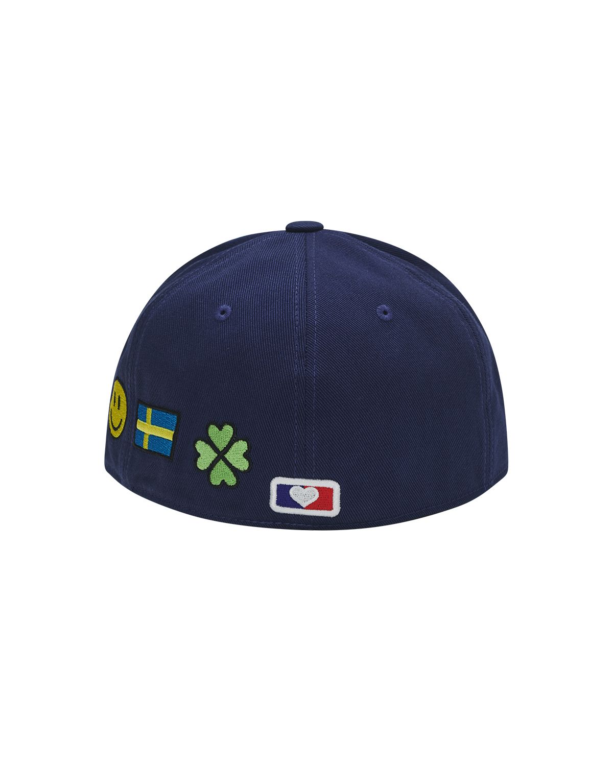 더뮤지엄비지터(THEMUSEUMVISITOR) ART ICON EMBROIDERY CAP (BLUE)
