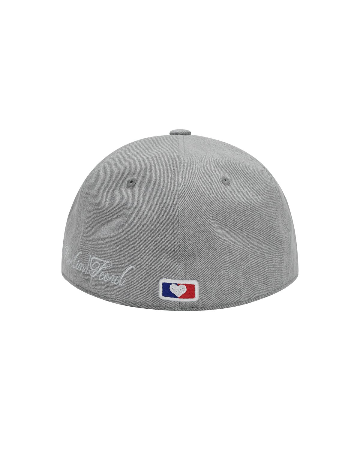더뮤지엄비지터(THEMUSEUMVISITOR) LEOPARD EMBROIDERY CAP (LIGHT GREY)