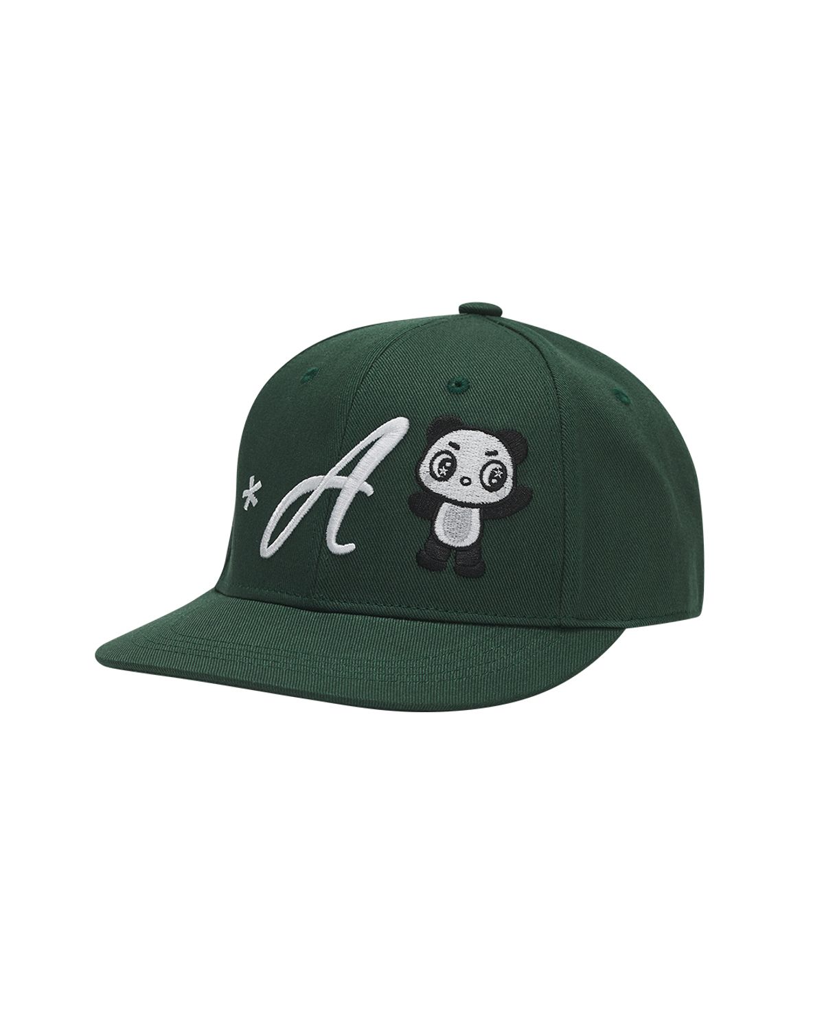 더뮤지엄비지터(THEMUSEUMVISITOR) PANDA EMBROIDERY CAP (GREEN)