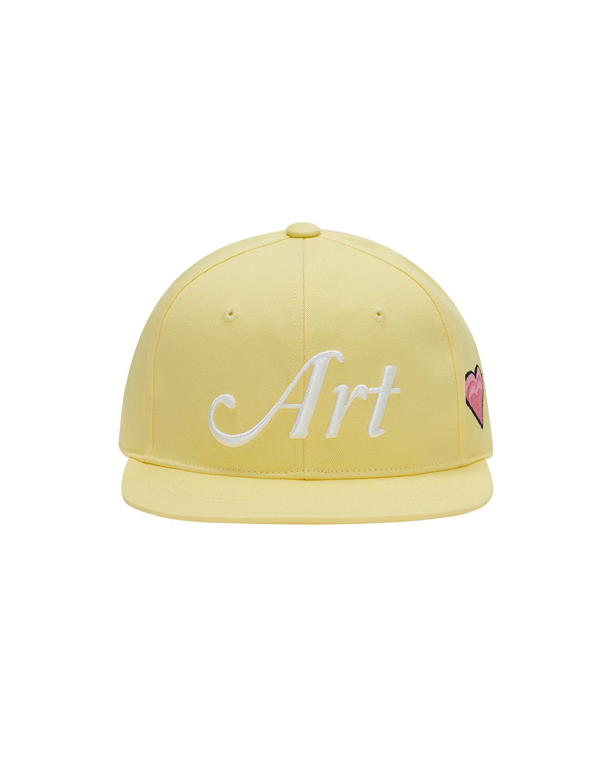 더뮤지엄비지터(THEMUSEUMVISITOR) ART ICON EMBROIDERY CAP (LEMON)