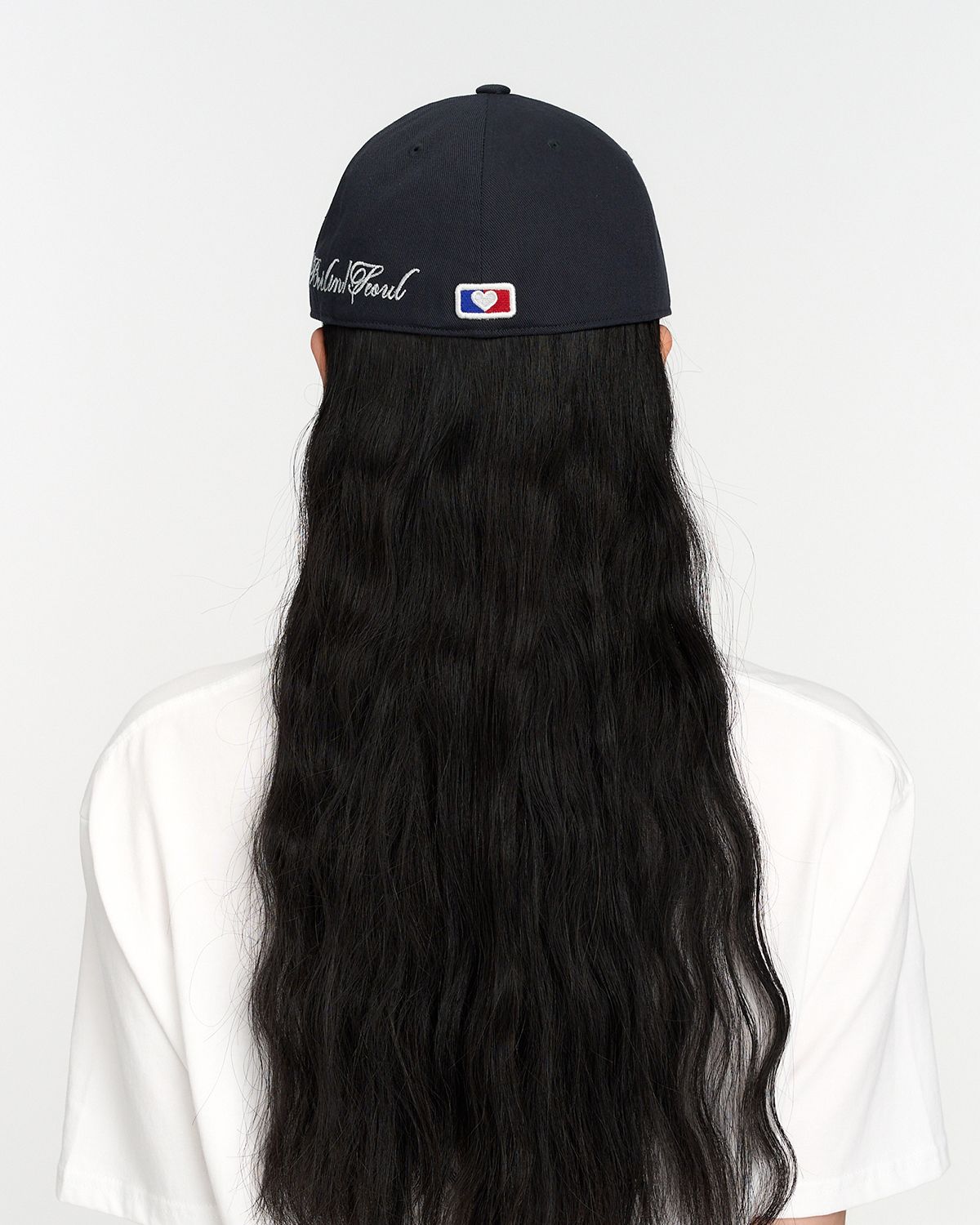 더뮤지엄비지터(THEMUSEUMVISITOR) LEOPARD EMBROIDERY CAP (NAVY)