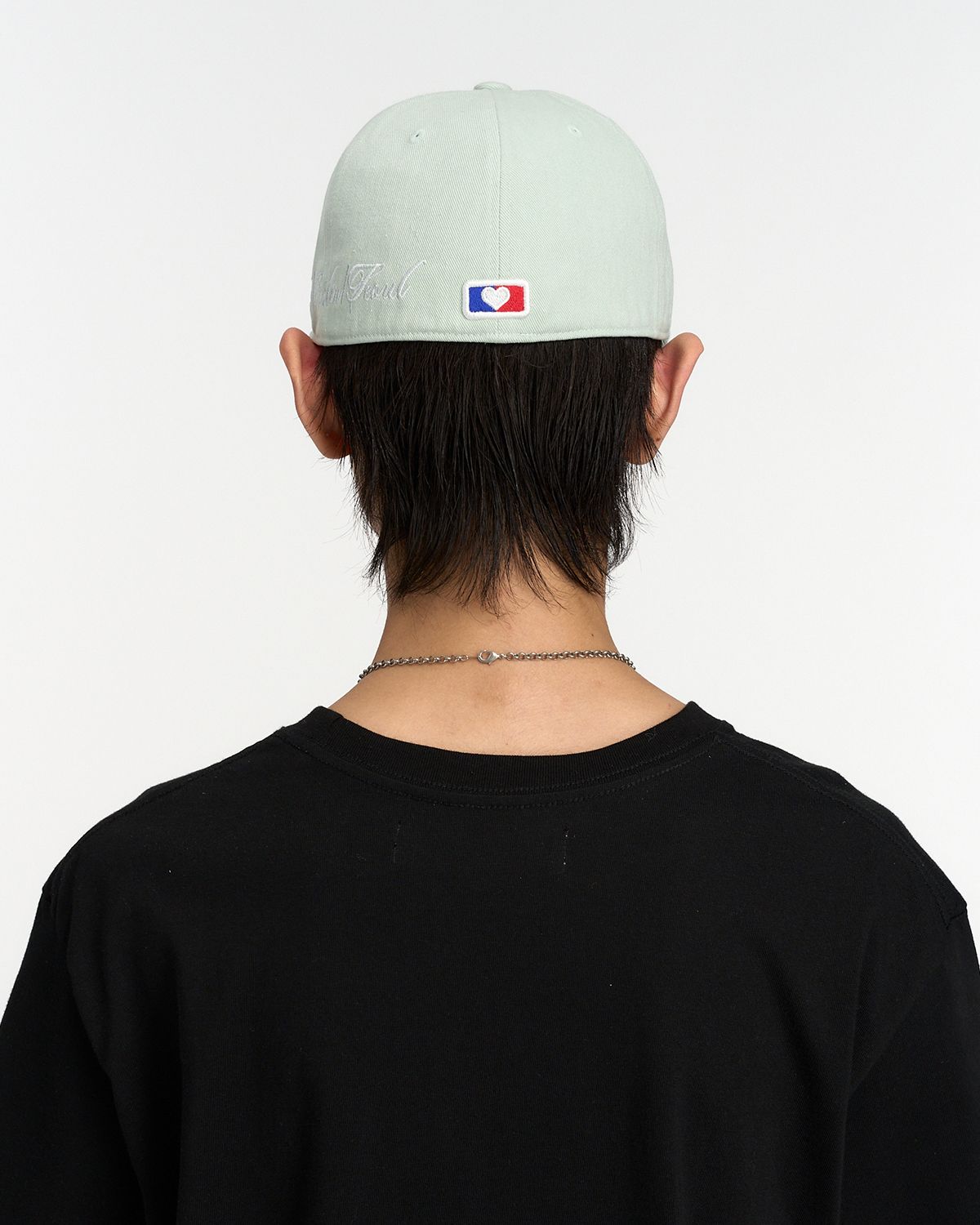 더뮤지엄비지터(THEMUSEUMVISITOR) LEOPARD EMBROIDERY CAP (MINT)