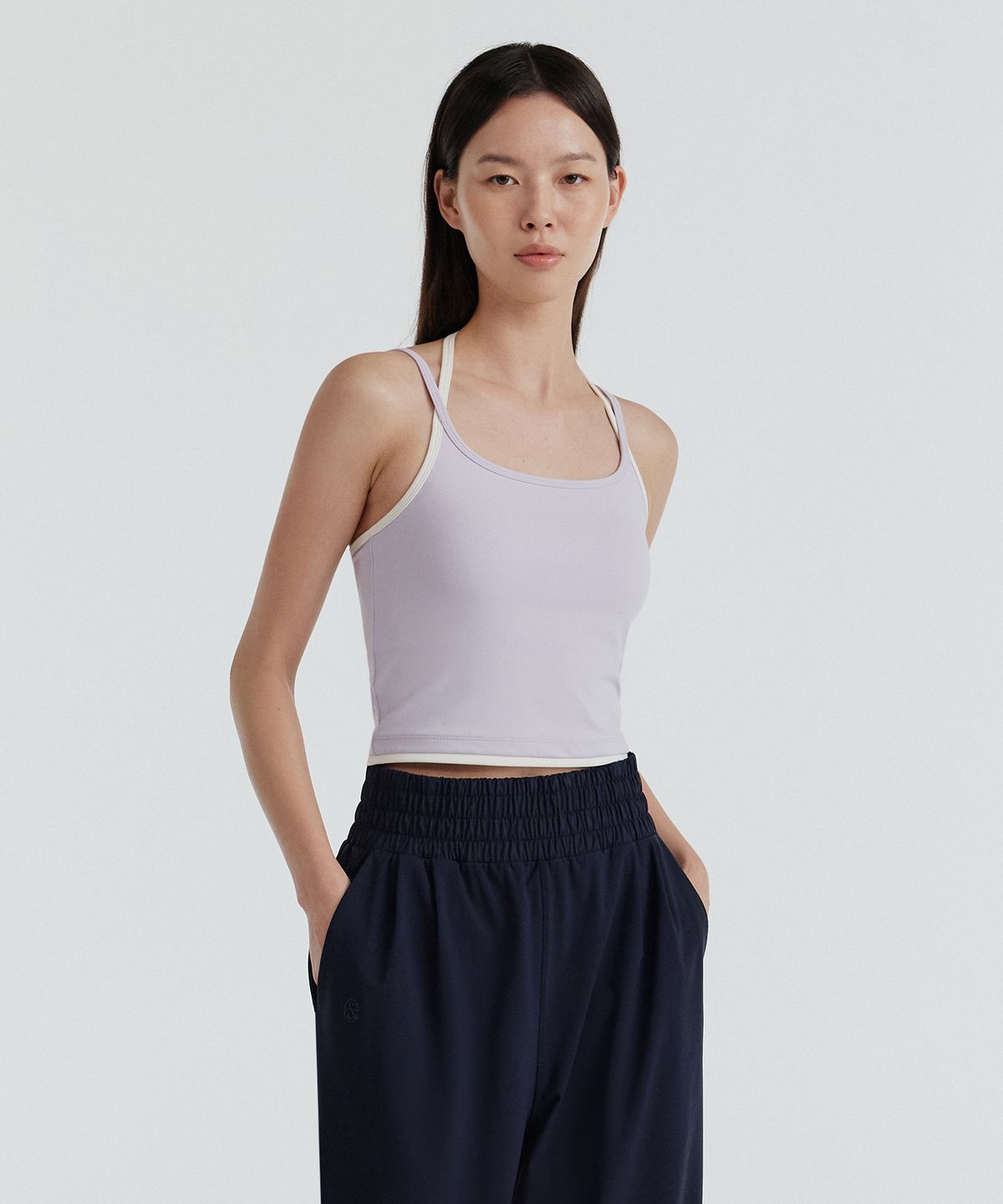프론투라인(FRONT2LINE) 티나 에센셜 홀터 크롭탑